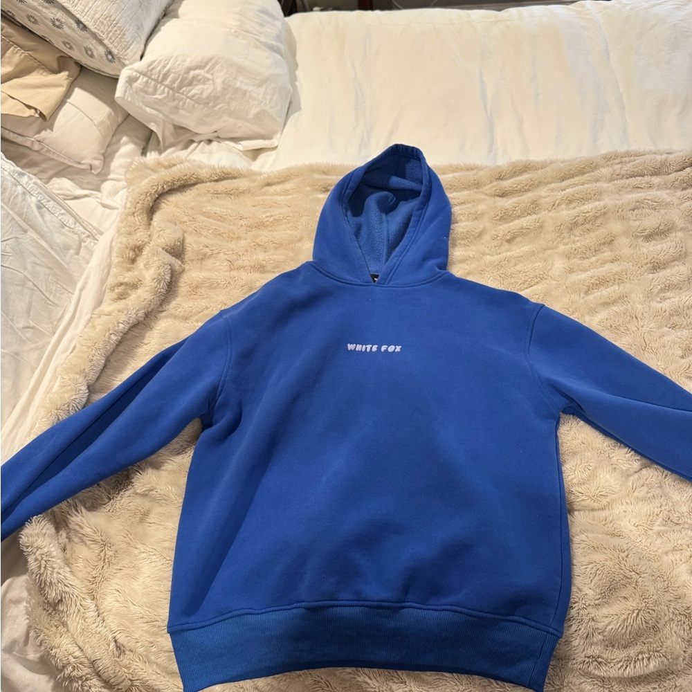 White Fox Boutique Blue Hoodie - Picture 2 of 6